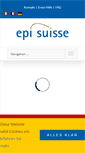 Mobile Screenshot of epi-suisse.ch